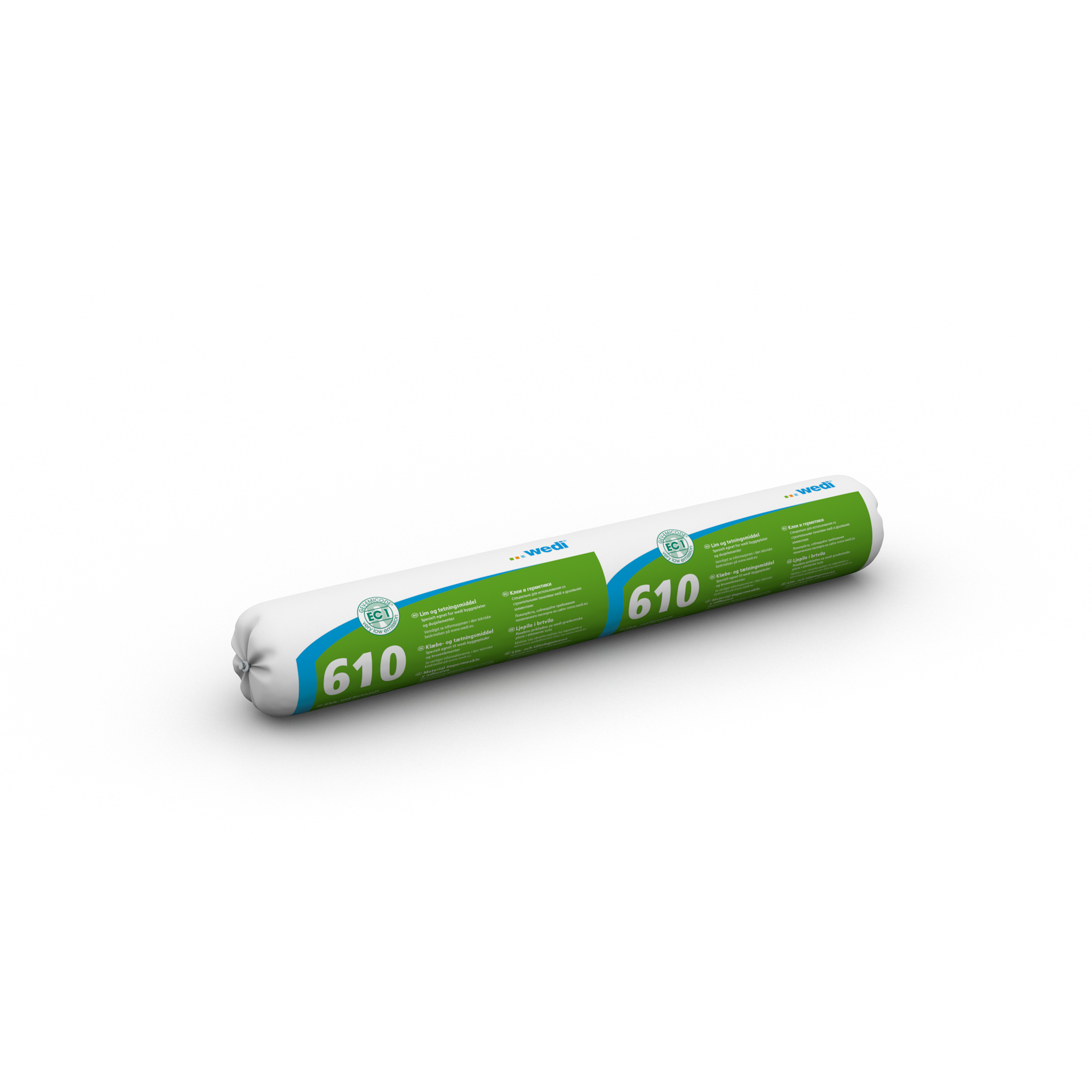 wedi 610®  Kleb- und Dichtstoff  einkomponentig Schlauchbeutel 600 ml